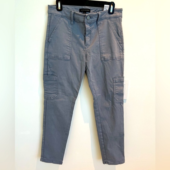 Banana Republic Sloan Utility Stretch Chino Pants Mid Rise Skinny Ankle - Picture 1 of 3